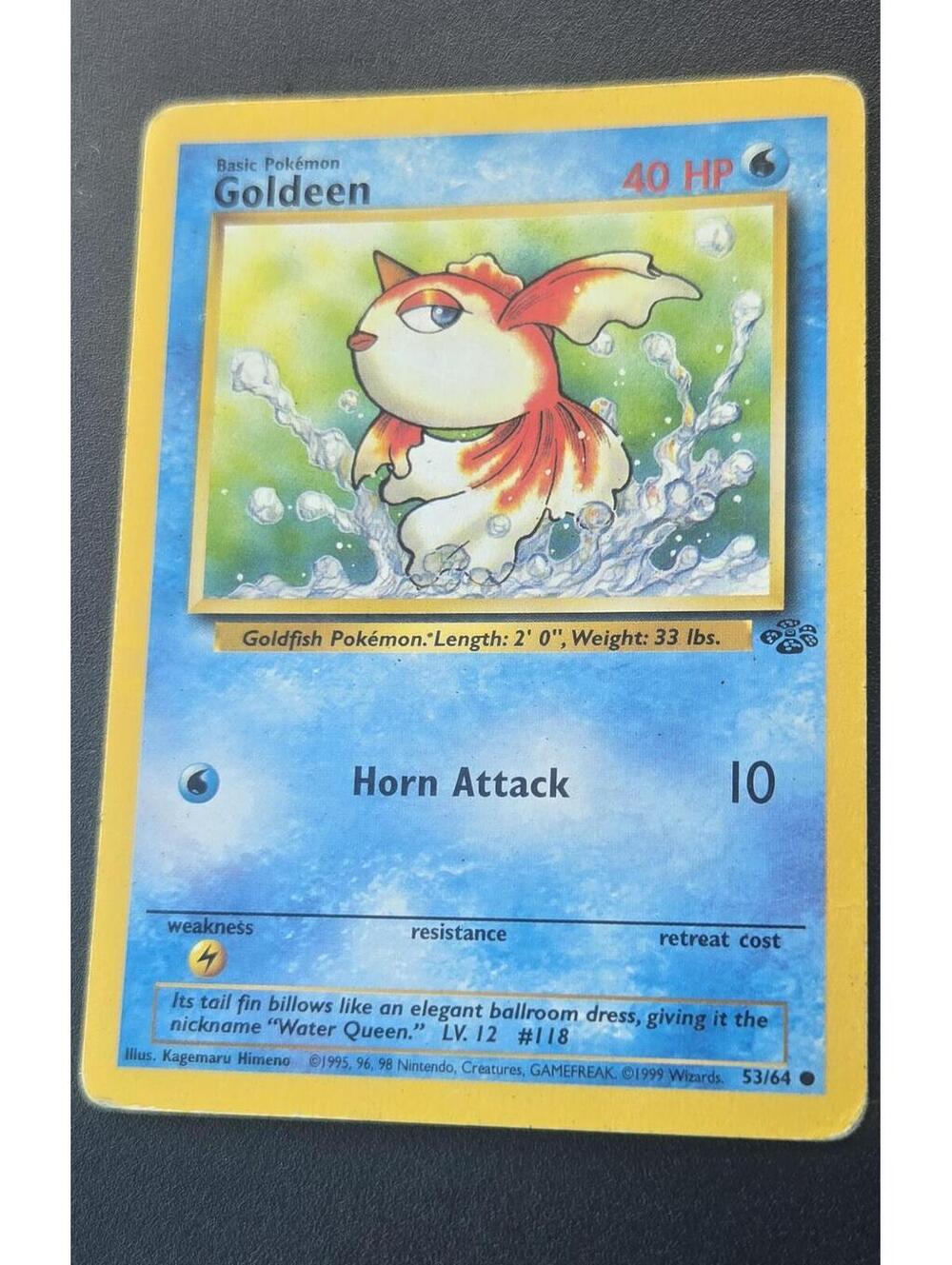 Pokemon Goldeen 40 HP Basic Pokemon Card